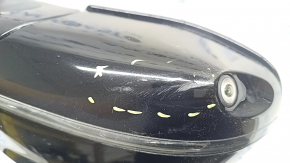 Right side mirror assembly BMW X7 G07 19-22 9 pins, turn signal, heating, memory, auto-dimming, BSM, camera, Shadow-Line, black, scratches, in glue