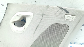 Rear left rear pillar trim BMW X7 G07 19-26 Elfenbein-Weiss under the speaker, with a plug, worn, needs dry cleaning, tears
