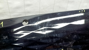 Front bumper cover for Chevrolet Equinox EV 24-26, gloss black, without plug, screw holes, scratches, cracked paint, chip