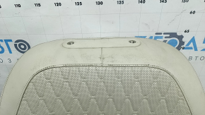 BMW X7 G07 19-22 passenger seat back upholstery, Elfenbein-Weiss leather, Comfort, heated, with blower fans, dry cleanable, scratches