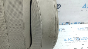 BMW X7 G07 19-22 passenger seat back upholstery, Elfenbein-Weiss leather, Comfort, heated, with blower fans, dry cleanable, scratches