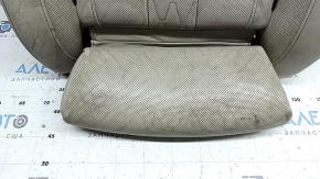 BMW X7 G07 19-22 passenger seat cushion upholstery, Elfenbein-Weiss leather, Comfort, heated, with blower fans, dry-cleanable, worn leather