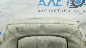 Driver's seat cushion upholstery BMW X7 G07 19-25 Elfenbein-Weiss leather, Comfort, heated, with blower fans, dry-cleanable, cracked leather