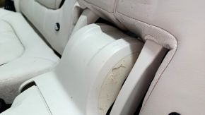 Rear row of seats 3rd row BMW X7 G07 19-22 electric, heated, for 6 seats, Elfenbein-Weiss leather, Comfort, dry-cleanable, torn seat belt latch lining