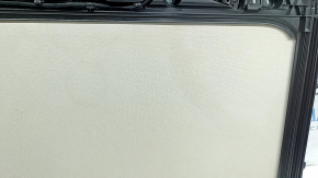 Rear panoramic window curtain BMW X7 G07 19-26 Elfenbein-Weiss, dry-cleanable