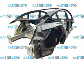 Tesla Model 3 18-23 rear right quarter wing on body, black PBSB