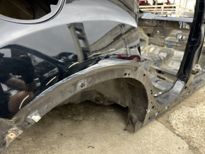 Quarter wing rear right Ford Escape MK3 13-19 on the body, black, dented, bumps