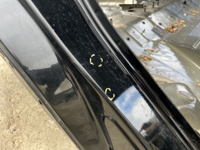 Quarter wing rear right Ford Escape MK3 13-19 on the body, black, dented, bumps