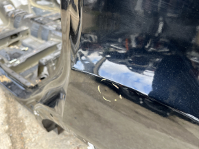 Quarter wing rear left Ford Escape MK3 13-19 on the body, black, pokes