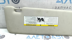 Left visor BMW X7 G07 19-26 Elfenbein-Weiss, without hook, dry cleanable