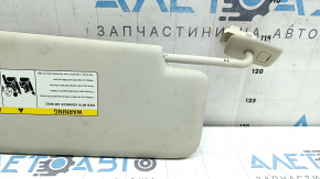 Left visor BMW X7 G07 19-26 Elfenbein-Weiss, without hook, dry cleanable
