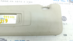 Left visor BMW X7 G07 19-26 Elfenbein-Weiss, without hook, dry cleanable