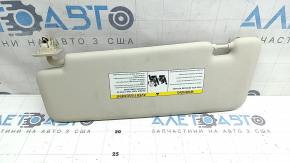 Right visor BMW X7 G07 19-26 Elfenbein-Weiss, without hook, dry cleanable