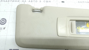 Right visor BMW X7 G07 19-26 Elfenbein-Weiss, without hook, dry cleanable