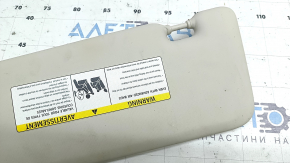 Right visor BMW X7 G07 19-26 Elfenbein-Weiss, without hook, dry cleanable