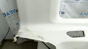 BMW X7 G07 19-26 headlining for panoramic windows and 3rd row air vents, Elfenbein-Weiss, dry-cleanable, nicks, tears