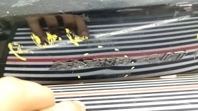 The trunk door is bare, the upper part of the BMW X7 G07 19-26 black 475, dented, bumped, in glue