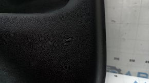 Door trim, rear left card, BMW X7 G07 19-22, under the curtain, black Schwarz leather, wood insert, with a handle, armrest and insert, Elfenbein-Weiss leather, scratches, dry cleaning, tears