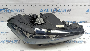 Front right headlight complete BMW X7 G07 19-22 LED with bracket and seal, for polishing, yellow LED