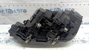 Front right headlight complete BMW X7 G07 19-22 LED with bracket and seal, for polishing, yellow LED