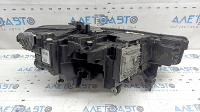 Front left headlight complete BMW X7 G07 19-22 LED with bracket and seal, for polishing, yellow LED