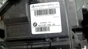Front left headlight complete BMW X7 G07 19-22 LED with bracket and seal, for polishing, yellow LED