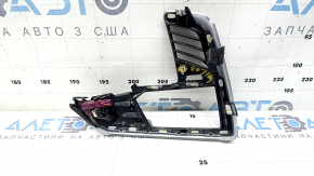 Left front panel trim BMW X7 G07 19-22 ash wood gloss, with backlight