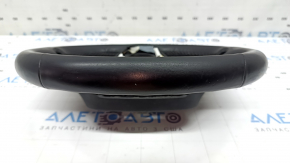 Bare steering wheel BMW X7 G07 19-22, black leather with heated paddle shifters, driving assist, Sport, with wiring, worn, scratches, needs cleaning