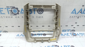 Rear upper center console trim BMW X7 G07 19-26 Elfenbein-Weiss for 6 seats, worn