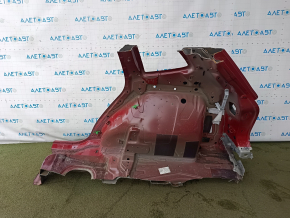 The quarter wing of the rear right VW Tiguan 18-24 long was sawed off, red, with bumps