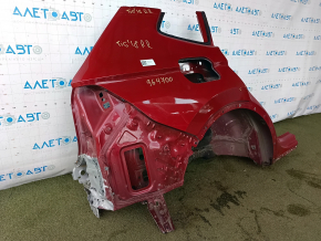The quarter wing of the rear right VW Tiguan 18-24 long was sawed off, red, with bumps