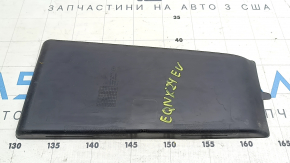 Lower center console mat for Chevrolet Equinox EV 24-26 rubber, black