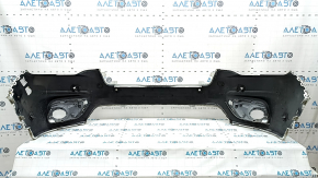 Bare front bumper, upper part, Jeep Cherokee KL 19-23, for 6 parking sensors, white, worn, non-standard holes