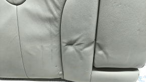 Right rear seat back Toyota Camry v40 07-09, beige leather, with armrest, wrinkled, dry-cleanable, dents on armrest