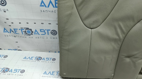 Right rear seat back Toyota Camry v40 07-09, beige leather, with armrest, wrinkled, dry-cleanable, dents on armrest