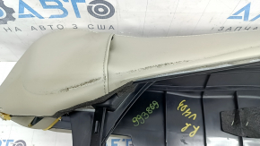 Right rear seat side bolsters for Toyota Camry V40 07-09, beige leather, dry-cleanable, dented