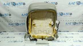 Toyota Camry v40 07-09 heated passenger seat back upholstery, beige leather, dry-cleanable