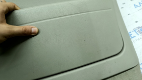 Toyota Camry v40 07-11 passenger seat backrest trim, beige, scratched, dry cleanable