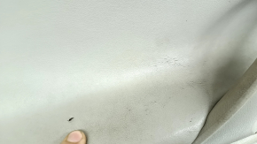 Door trim, front left, Toyota Camry v40 07-11, beige with brown, plastic insert, no controls, beige leather armrest, dry-cleanable, cracked leather