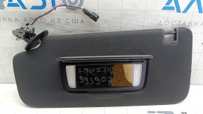 Left visor Chevrolet Equinox EV 24-26 black, without hook, cracks, worn