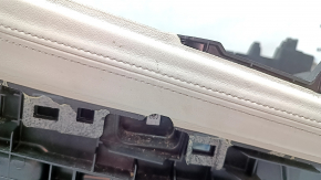 Central console BMW X7 G07 19-25 Elfenbein-Weiss, scratches, dry-cleanable