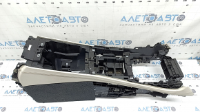 Central console BMW X7 G07 19-25 Elfenbein-Weiss, scratches, dry-cleanable