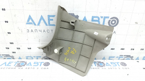Lower right front pillar trim Toyota Camry v40 07-11 beige, scratches, whitened plastic