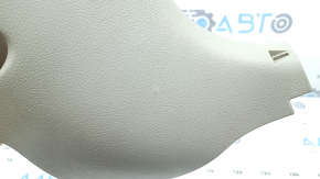 Lower right front pillar trim Toyota Camry v40 07-11 beige, scratches, whitened plastic