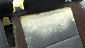 Chevrolet Equinox EV 24-26 rear seat cushion, black leather, red, blue and gray stitching, dry cleanable