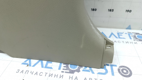 Lower right center pillar trim Toyota Camry v40 07-11 beige, plastic turned white, scratches