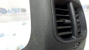 Center console trim with air vent deflector Jeep Cherokee KL 19-21 black, scratches