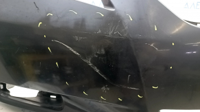 Front bumper bare Toyota Camry v40 07-09 black, worn, non-factory holes, blistered paint, cobweb