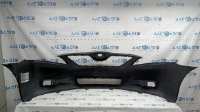 Front bumper bare Toyota Camry v40 07-09 black, worn, non-factory holes, blistered paint, cobweb
