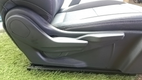 Chevrolet Equinox EV 24-26 passenger seat with airbag, black leather, red, blue and gray stitching, mechanical, heated, with block